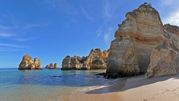 Badebucht Algarve Portugal - juergen-thulke.com Urlaub und Reisen